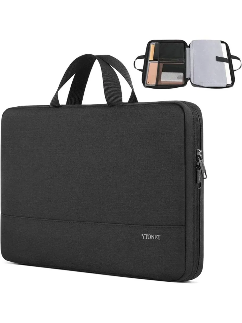 Slim Water-Resistant Laptop Sleeve for 15-16 Inch Notebooks, TSA-Friendly Case